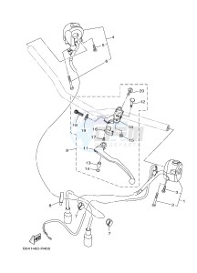 MTN-320-A MT-03 ABS (B084) drawing HANDLE SWITCH & LEVER