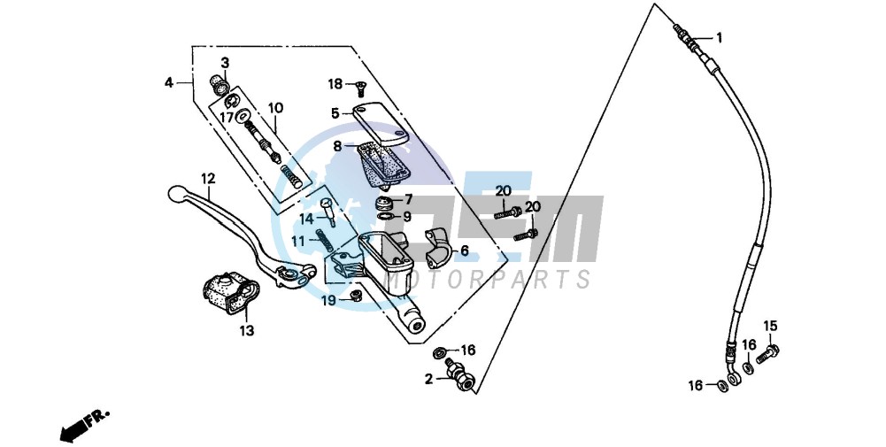 FR. BRAKE MASTER CYLINDER (1)