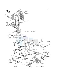 1400GTR ZG1400A9F FR GB XX (EU ME A(FRICA) drawing Suspension