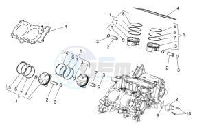 RSV 4 1000 APRC R drawing Cylinder - Piston