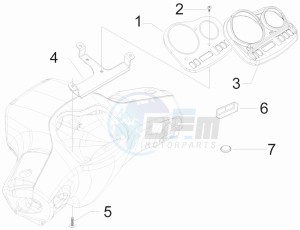 S 50 2T (25 Kmh) B-NL drawing Meter combination - Cruscotto