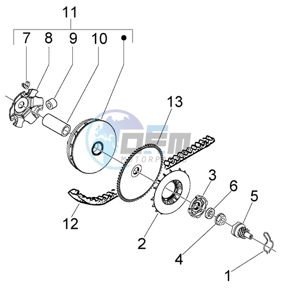 Driving pulley