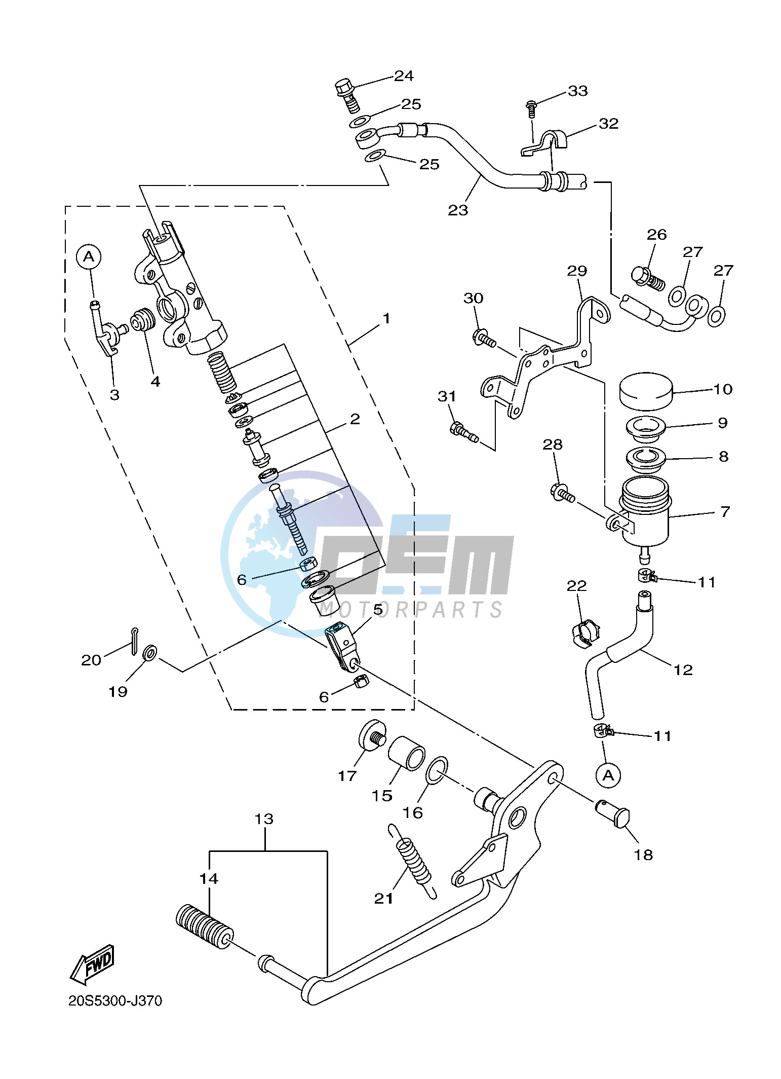 REAR MASTER CYLINDER