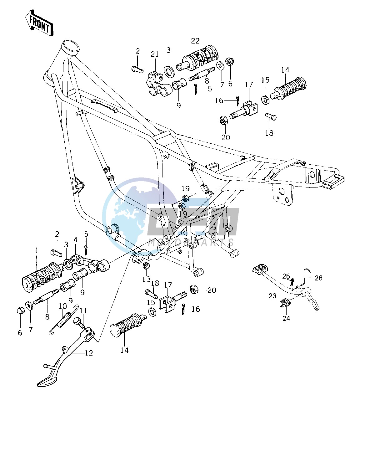 FOOTRESTS_STAND_BRAKE PEDAL