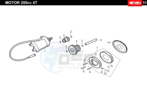 TANGO-250-GREY drawing STARTER MOTOR