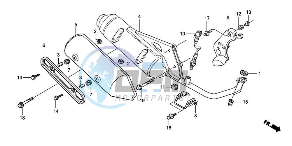 EXHAUST MUFFLER