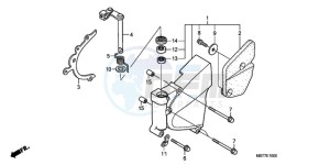 XL1000V9 E / MKH drawing LEFT CRANKCASE COVER