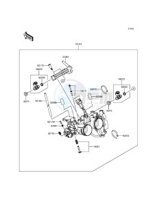 Z300 ER300AFF XX (EU ME A(FRICA) drawing Throttle