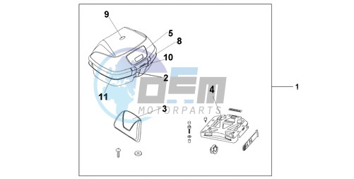 TOP BOX 45L