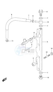 DF 115A drawing Fuel Injector