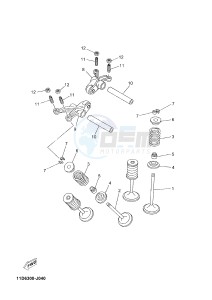 XT660Z (ABS) TENERE ABS (2BE2 2BE2 2BE2) drawing VALVE