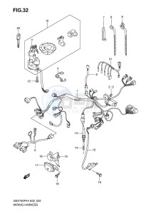 GSX750F (E2) drawing WIRING HARNESS