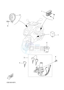 NS50F AEROX 4 (1GB1 1GB1 1GB1) drawing ELECTRICAL 1