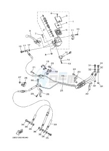 XT1200ZE SUPER TENERE ABS (2KBC) drawing FRONT MASTER CYLINDER