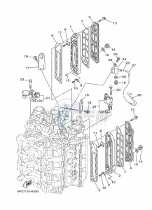 F225CETL drawing CYLINDER-AND-CRANKCASE-3