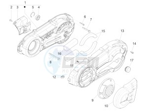 MP3 500 LT Sport-Business NOABS-ABS E4 (EMEA) drawing Crankcase cover - Crankcase cooling