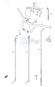 LT-A500F (E24) drawing HANDLEBAR