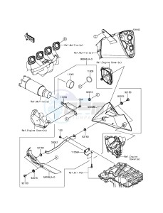 Z800 ABS ZR800DGFA UF (UK FA) XX (EU ME A(FRICA) drawing Accessory(Belly Pan)