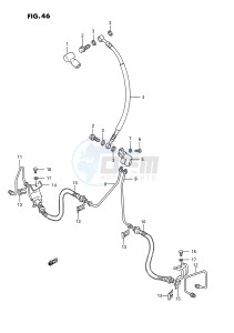 LT-F250 (E28) drawing FRONT BRAKE HOSE