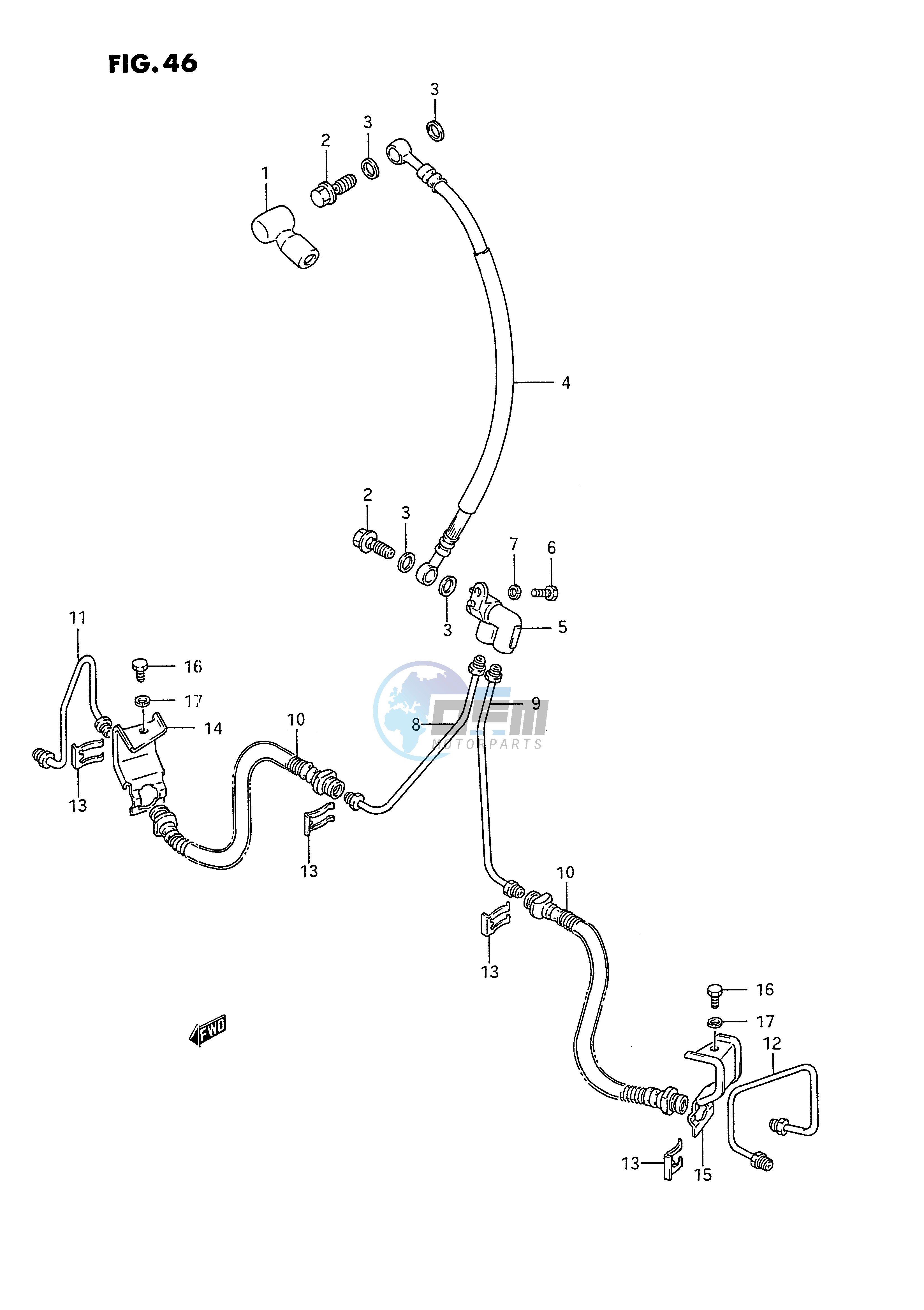 FRONT BRAKE HOSE