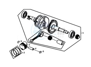 FIDDLE III 50 45KMH (L8) EU drawing CRANKSHAFT