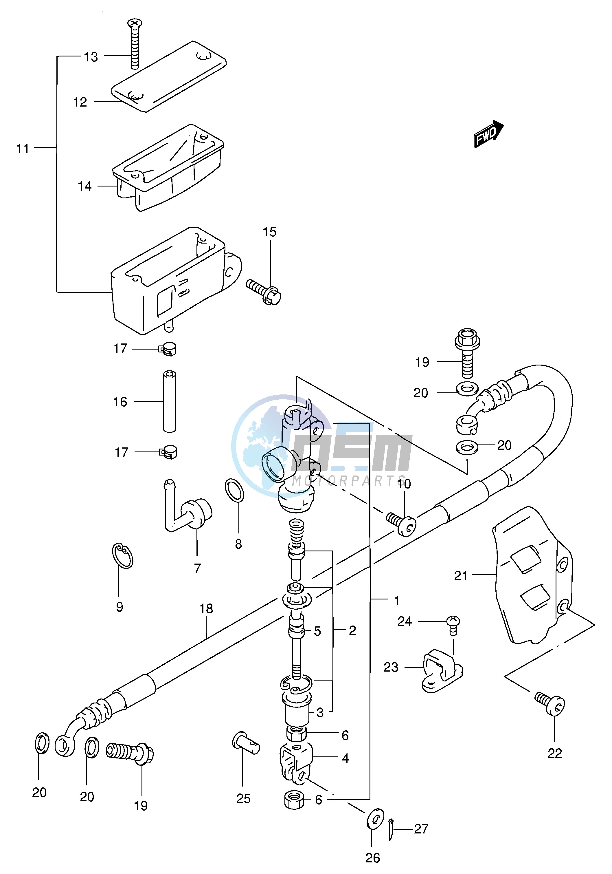 REAR MASTER CYLINDER