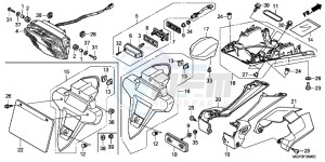 CBR1000RRE Fireblade 2ED drawing TAILLIGHT