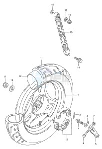 AE50 (E71) drawing REAR WHEEL