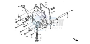 SES150 125 drawing RIGHT CRANKCASE COVER