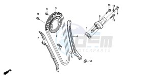 TRX300EX SPORTRAX 300EX drawing CAM CHAIN