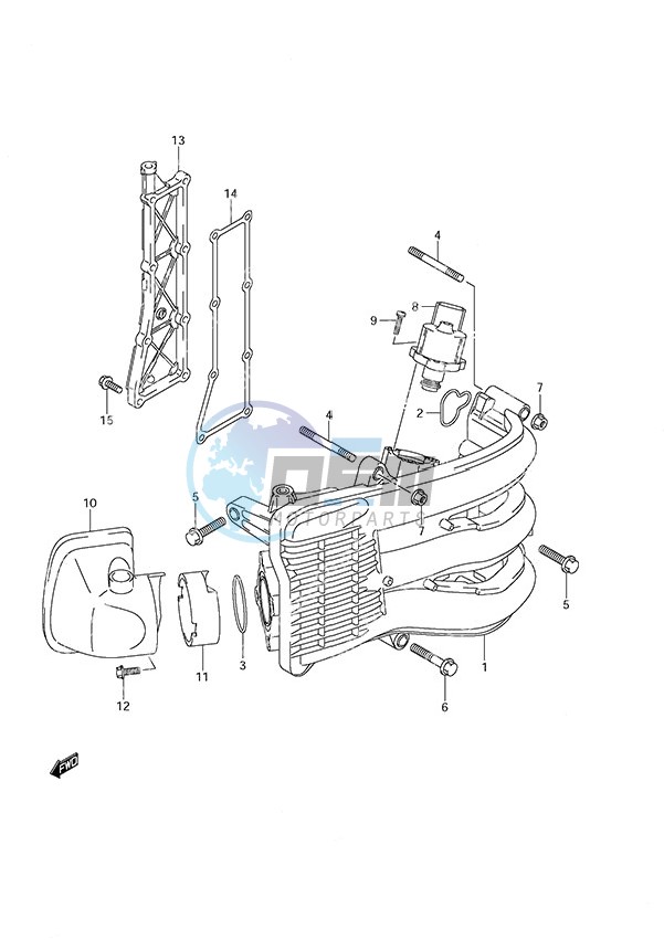 Intake Manifold/Silencer/Exhaust Cover