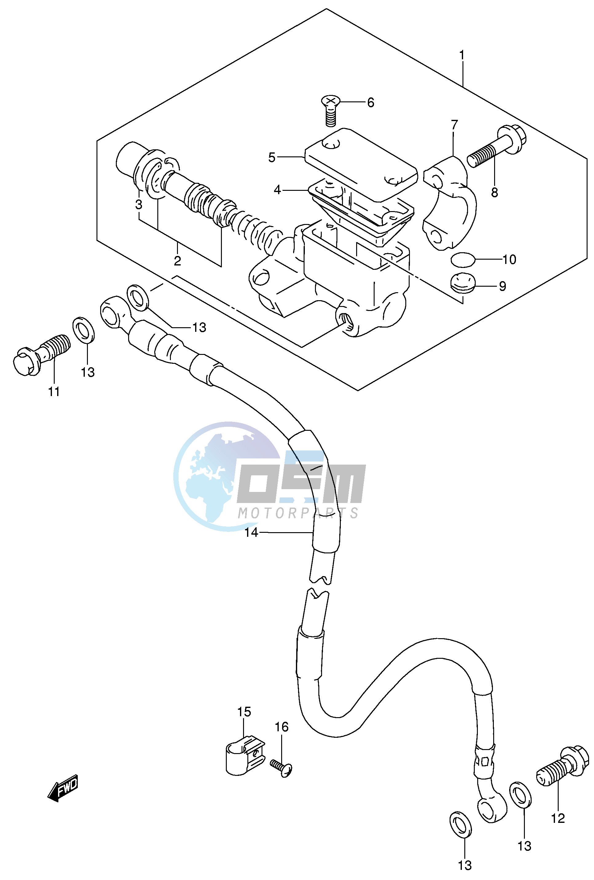 FRONT MASTER CYLINDER