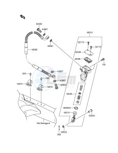 RM-Z250 (E28) drawing REAR MASTER CYLINDER