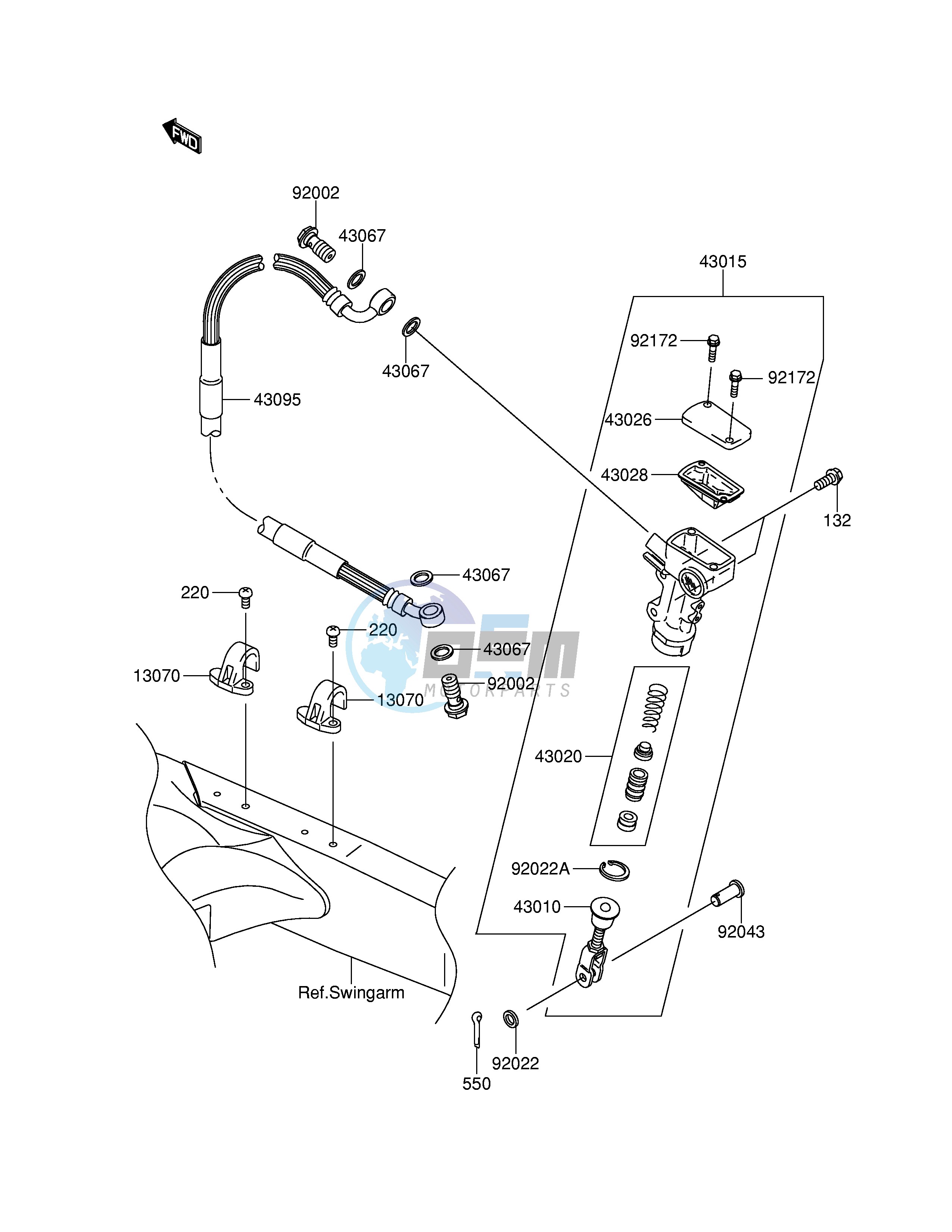 REAR MASTER CYLINDER