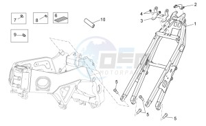 Tuono V4 1100 RR (EMEA, APAC) (AU, EU, HK, IS, JP, NZ, RC, S, T, VN) drawing Frame II