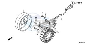 VFR1200XC drawing GENERATOR