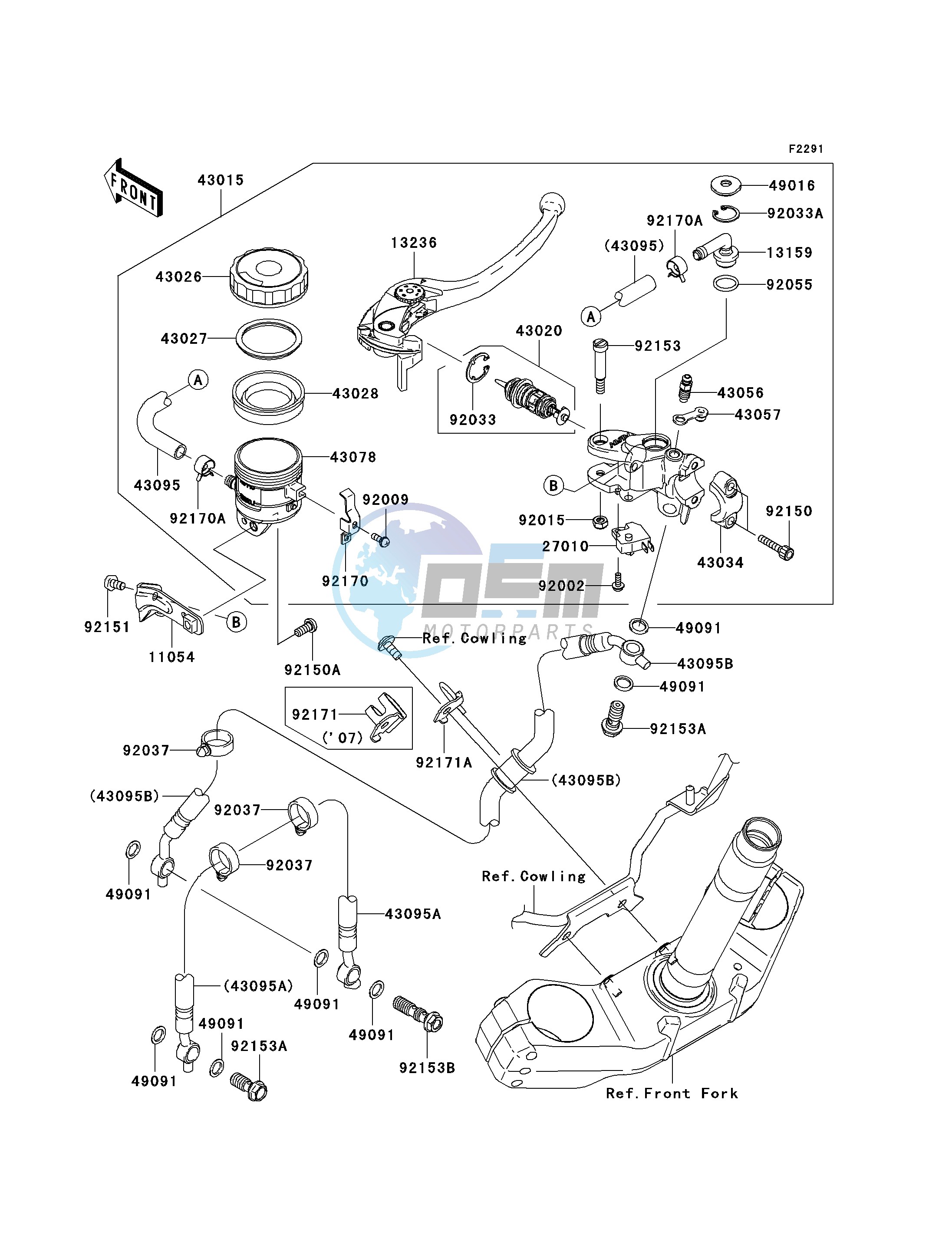 FRONT MASTER CYLINDER