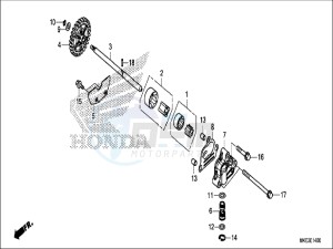 CRF450RH Europe Direct - (ED) drawing OIL PUMP