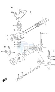 DF 200A drawing Throttle Rod