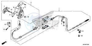 VFR1200XDH 2ED - (2ED) drawing PARKING BRAKE LEVER