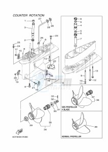 LF300XCA-2017 drawing PROPELLER-HOUSING-AND-TRANSMISSION-4