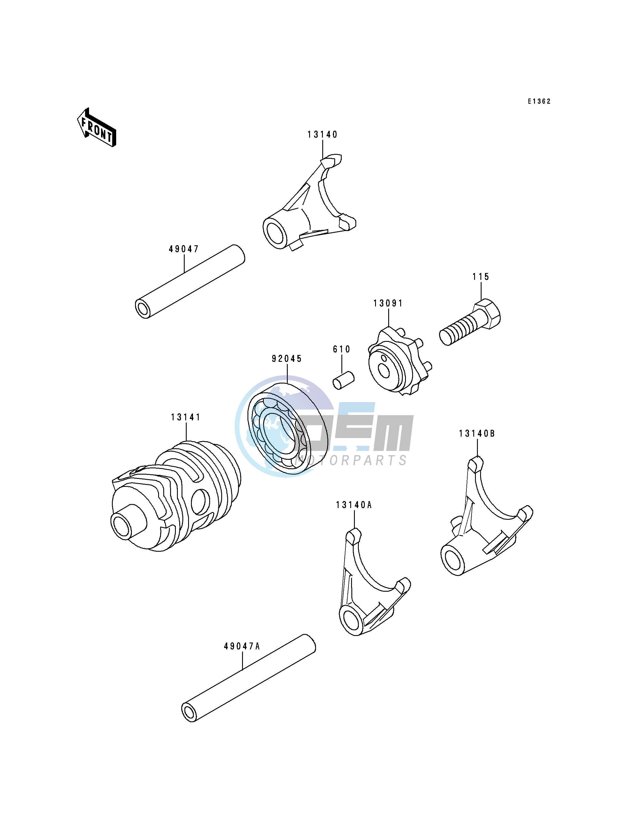 CHANGE DRUM_SHIFT FORK