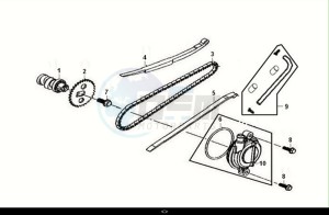 CROX 50 (AE05WB-EU) (E5) (M1) drawing CAM SHAFT-CYL. HEAD L. SIDE COVER