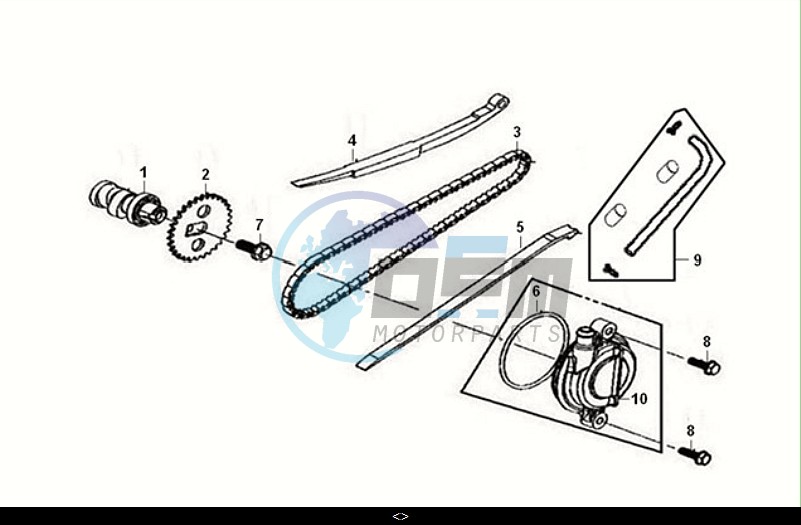 CAM SHAFT-CYL. HEAD L. SIDE COVER