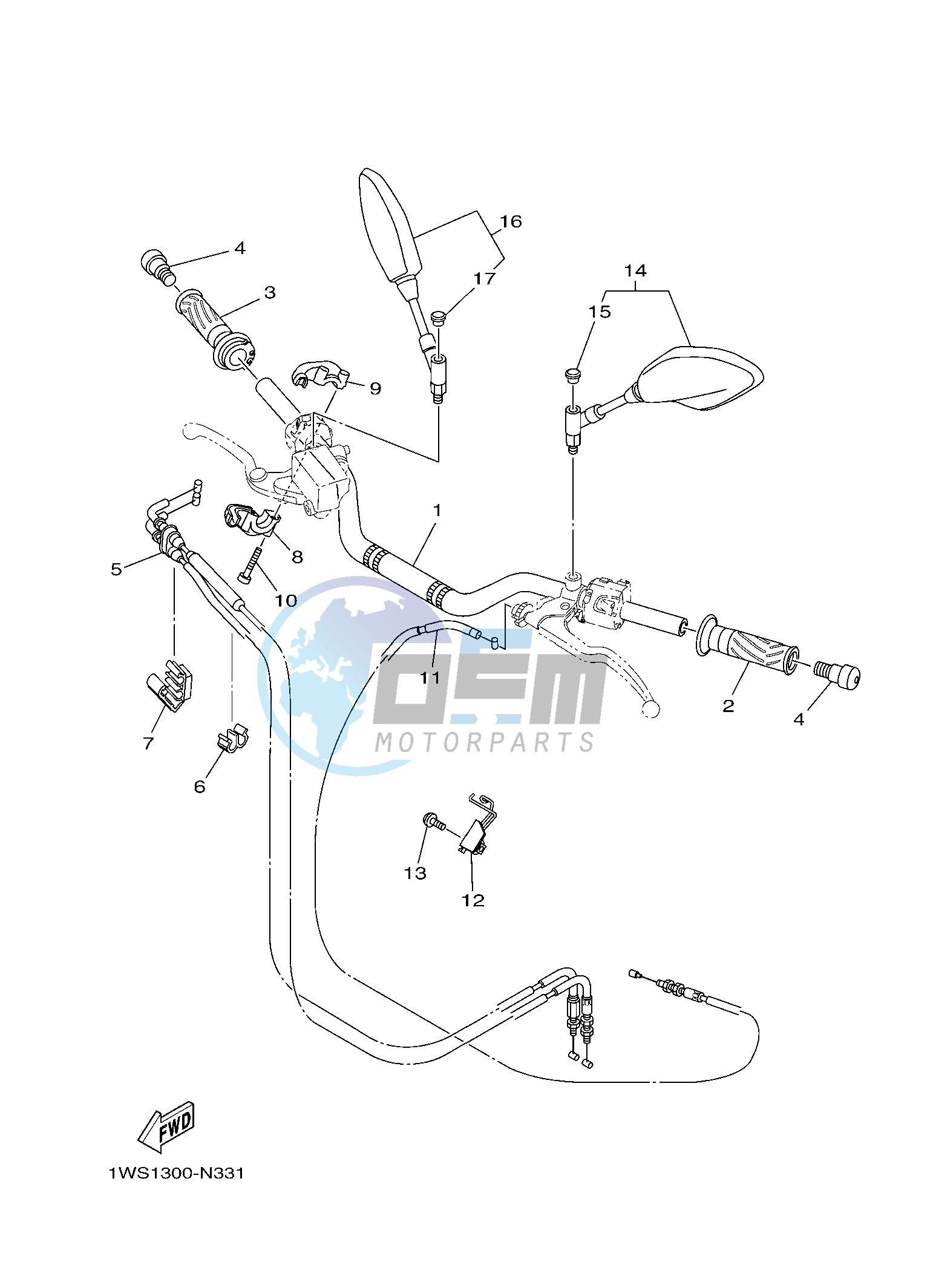 STEERING HANDLE & CABLE