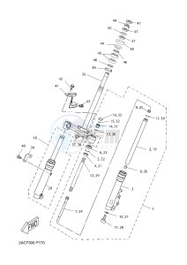 YN50FT NEO'S 4 (2ACL) drawing FRONT FORK