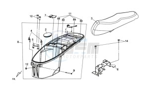 HD 2 125i drawing HELMET BOX