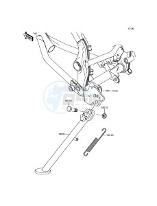 D-TRACKER_125 KLX125DDF XX (EU ME A(FRICA) drawing Stand(s)