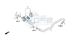 CBF600N drawing AIR INJECTION CONTROL VALVE(2)