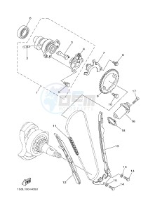 YFM700R YFM70RSSH RAPTOR 700 SPECIAL EDITION 2 (B46B) drawing CAMSHAFT & CHAIN